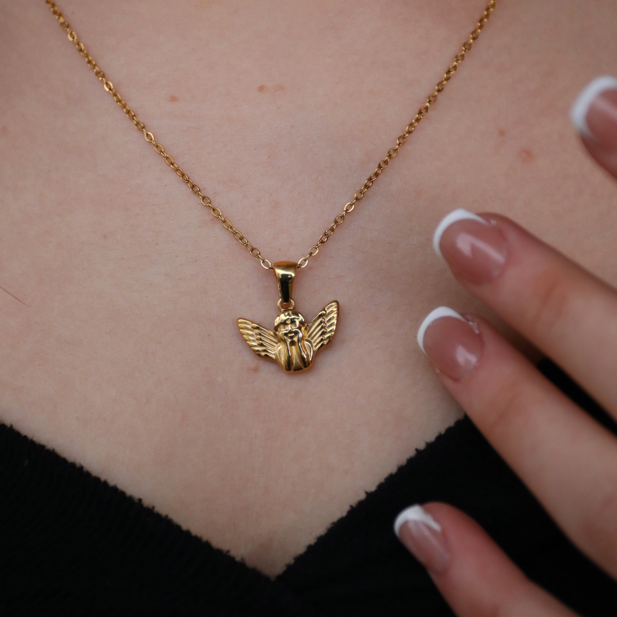 Angel necklace for women - cleo jewelry