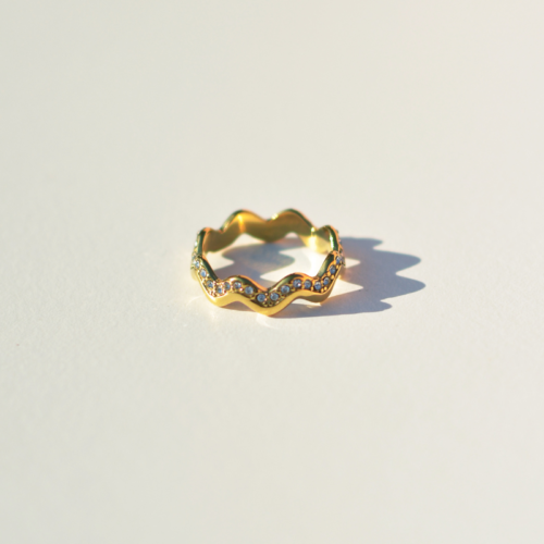 Waves Sparkle Ring unaze