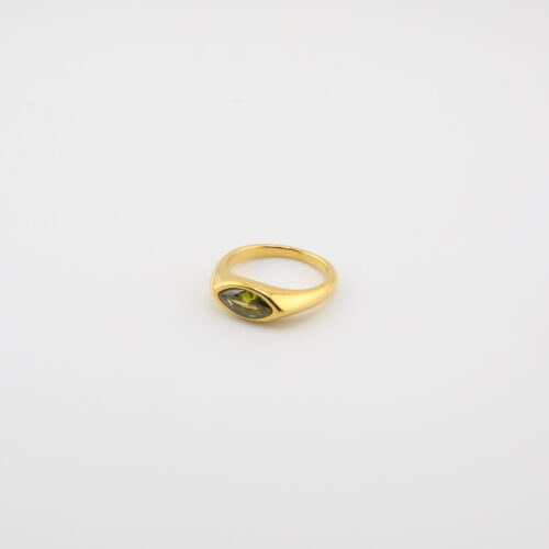 Olivine ring for women