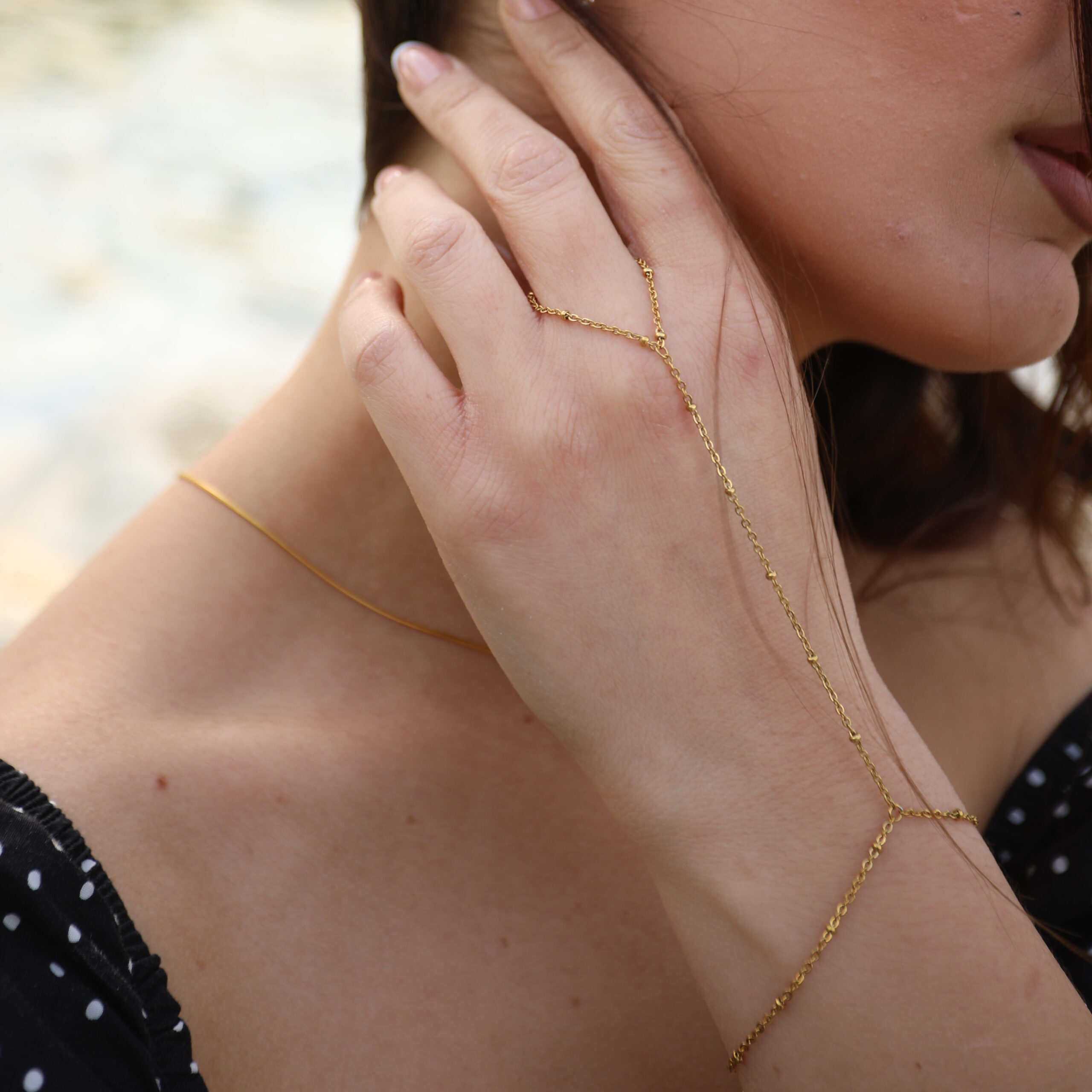 Lois hand chain for women - cleo jewelry