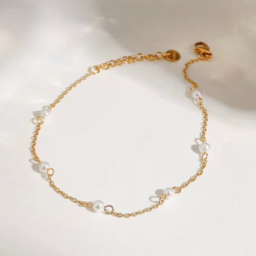 Moonstone anklet for women