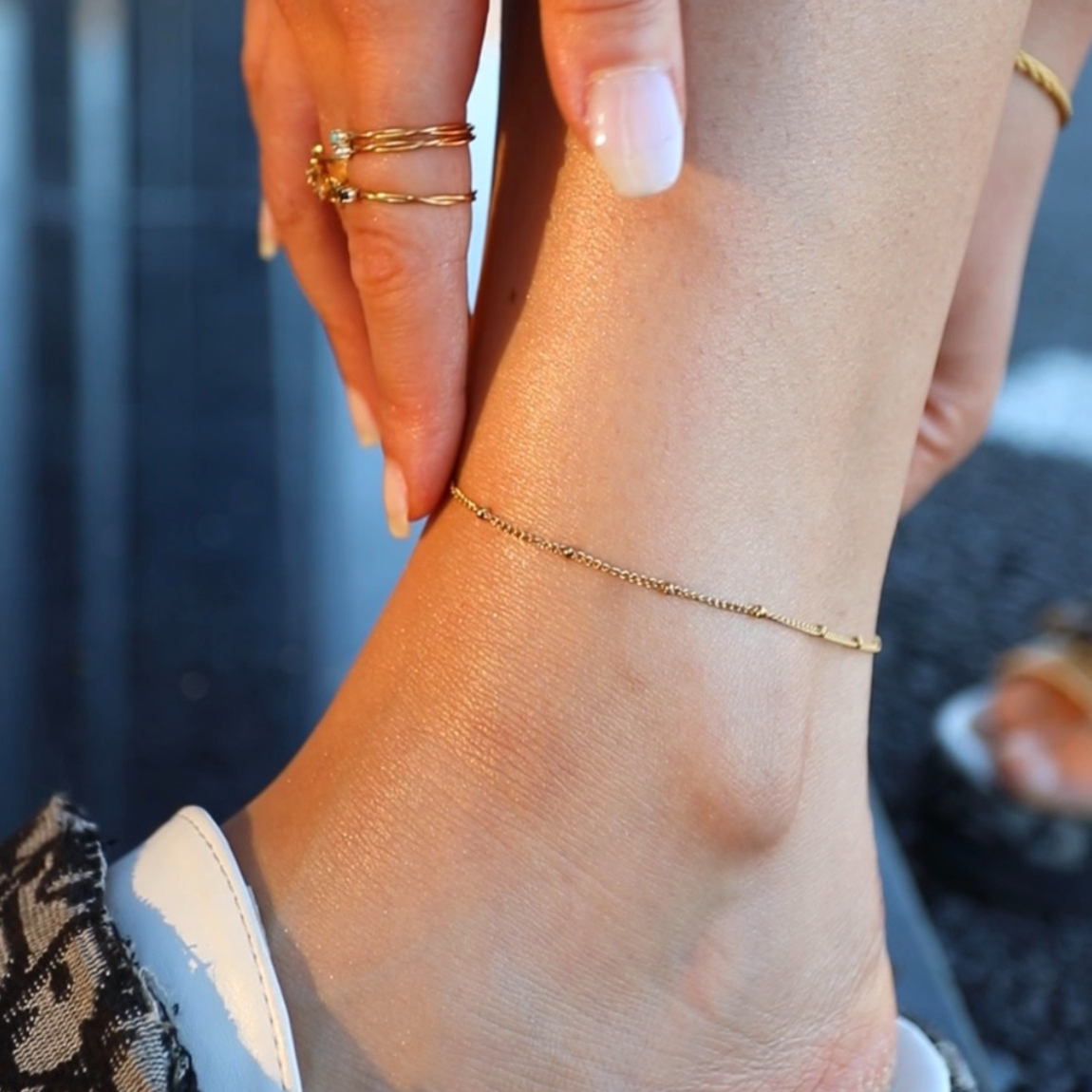 silva anklet for women - cleo jewelry
