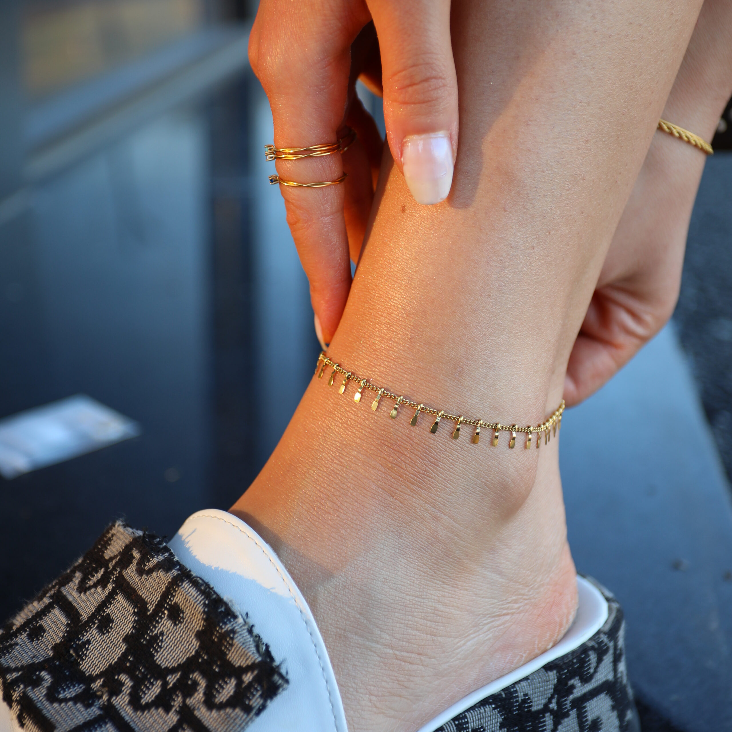 Willow anklet for women - cleo jewelry