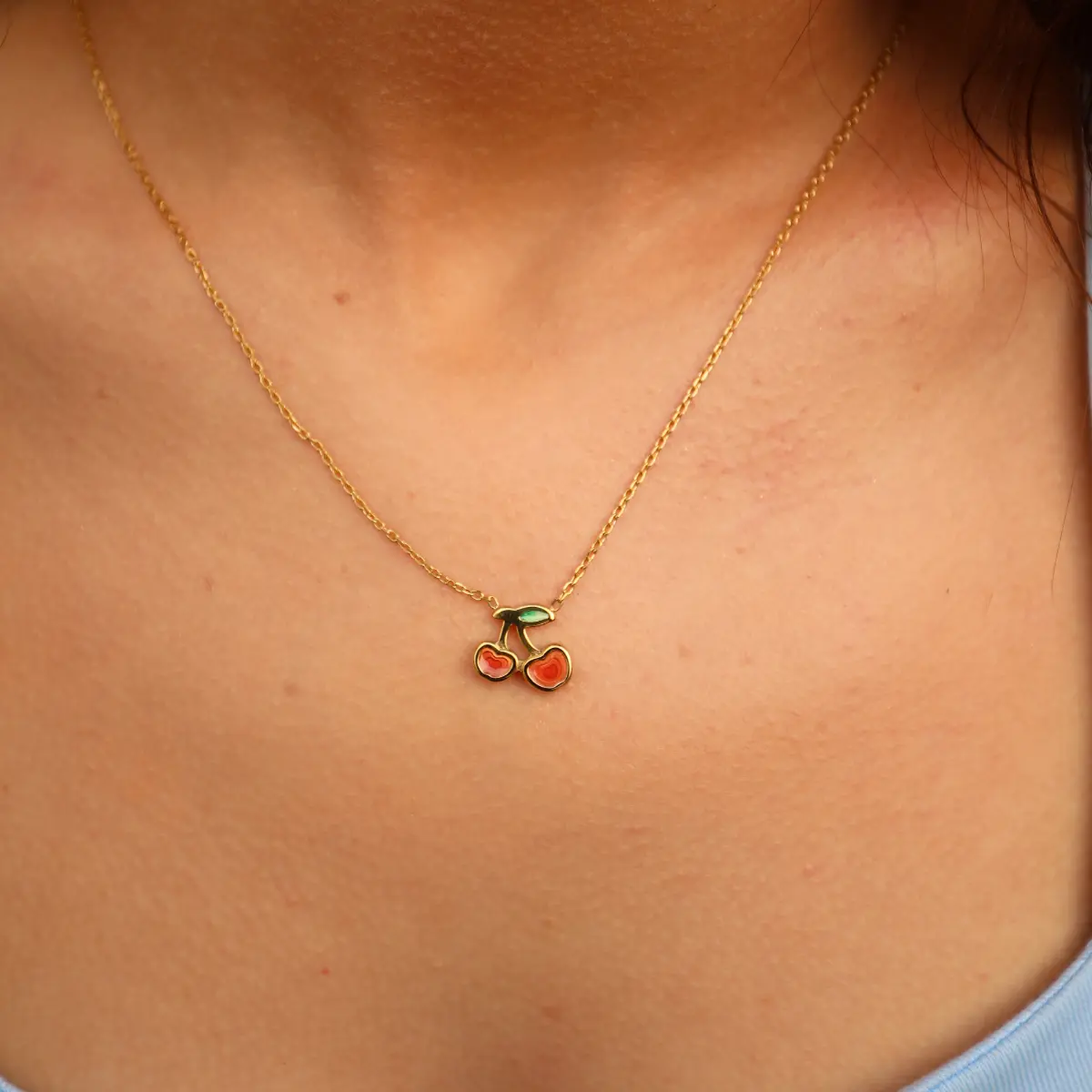 Cherry Necklace - Cleo Jewelry