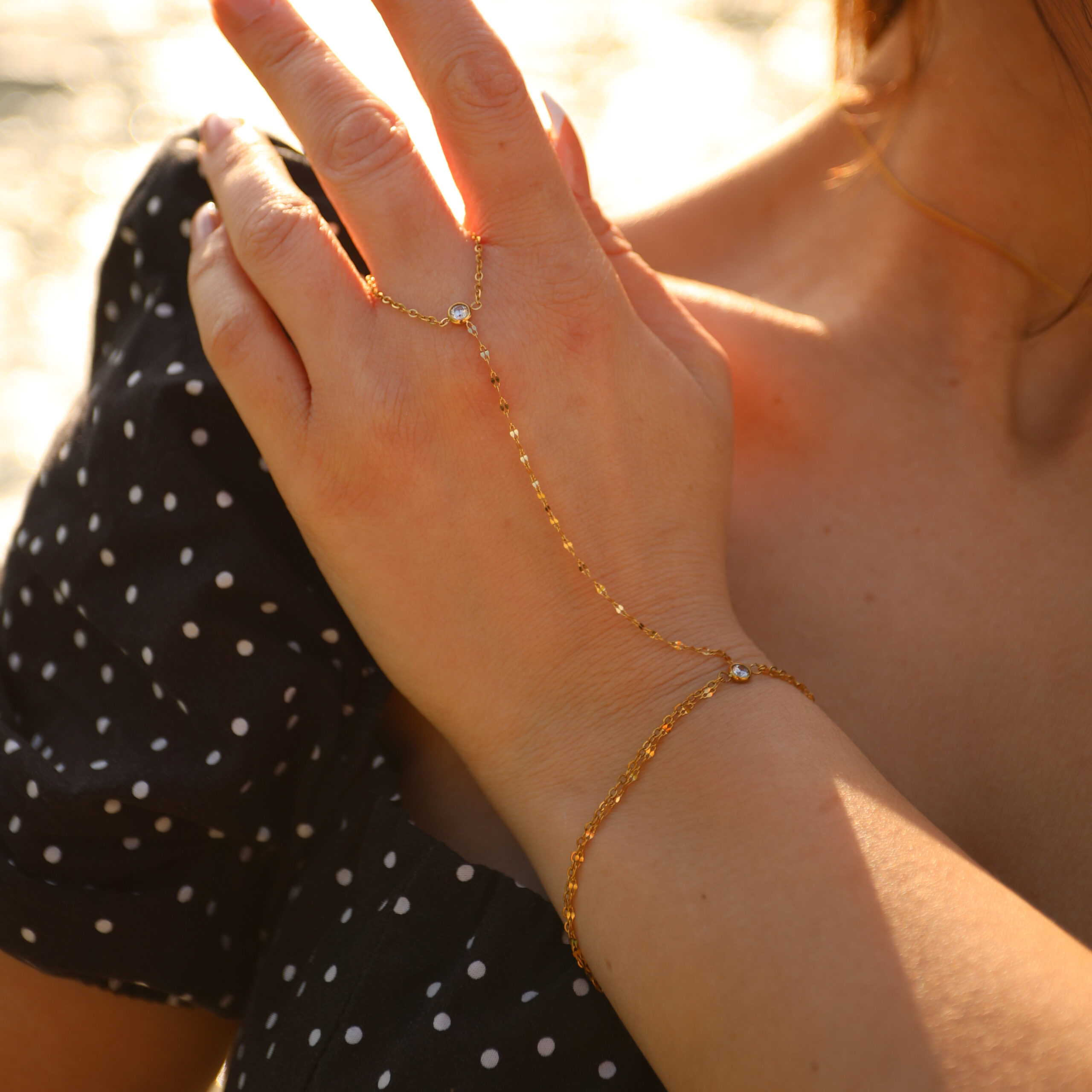Lysa handchain for women - cleo jewelry
